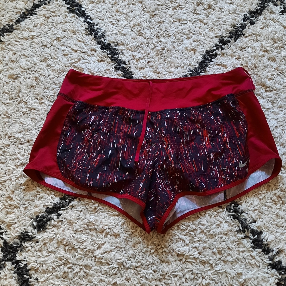 Nike Dri-Fit burgundy shorts